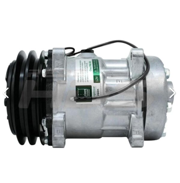 Compressor Universal 7H15 132mm 2V 12V Flex 8 Fix - Image 2