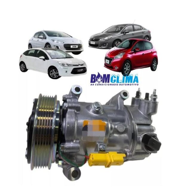 Compressor  Citroen C3 / C4 - 2004>2011 / Peugeot 206 / 207 / 208 / 307 / 308 - 2010>2017