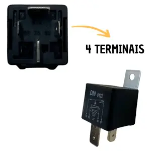Rele 24 Volts 70amperes Com 4 Pinos